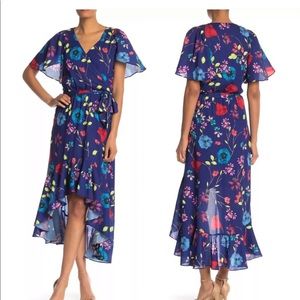 Parker Valencia Eclipse hi-low dress